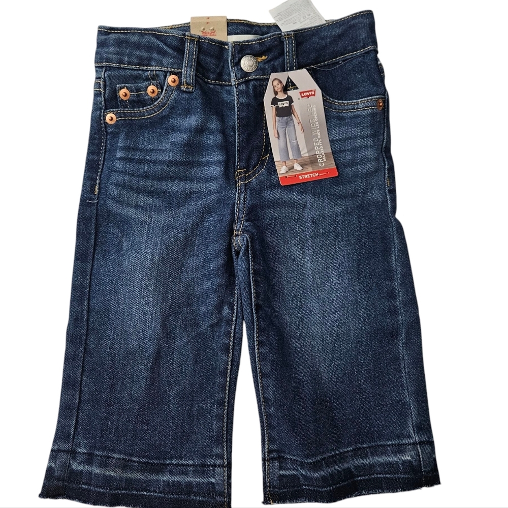 Cropped Wide Leg Jeans for Toddlers